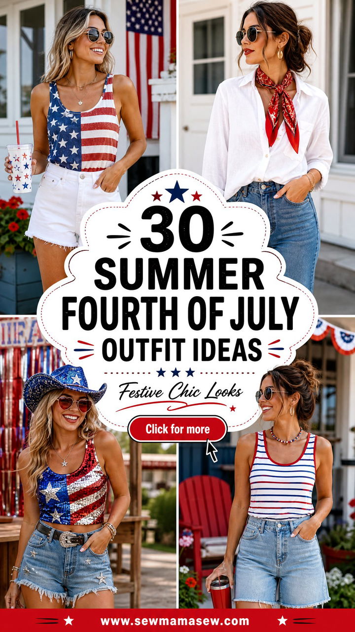 30 summer fourth of july outfit ideas For Festive Chic Looks - 30 summer fourth of july outfit ideas For Festive Chic Looks