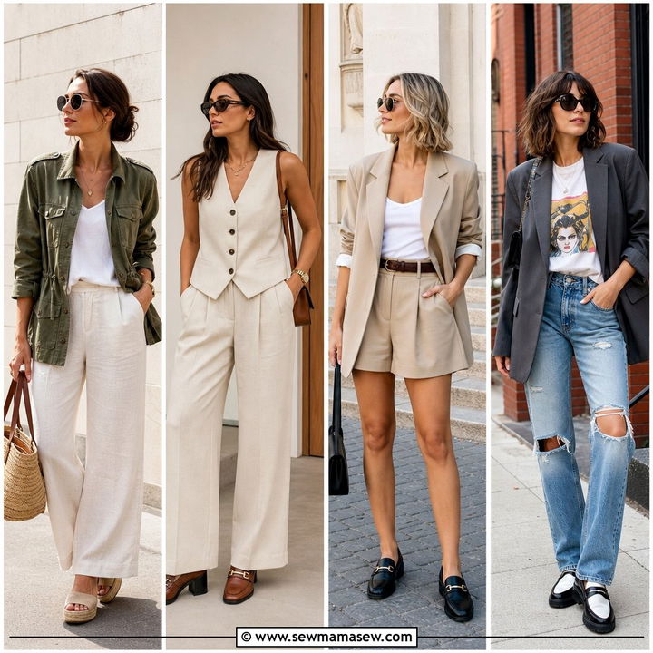 30 transitional outfits inspo for Easy Fall-to-Spring Style