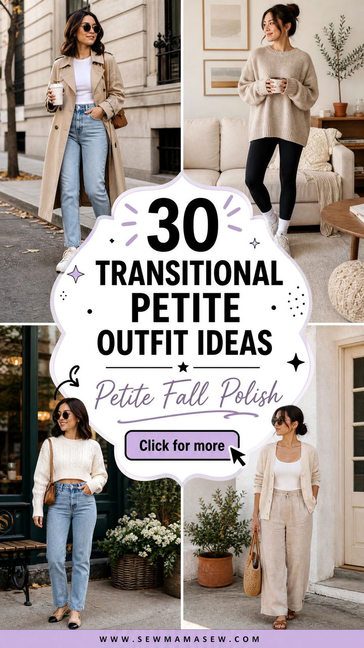 30 transitional petite outfit ideas for Polished Fall Style - 30 transitional petite outfit ideas for Polished Fall Style