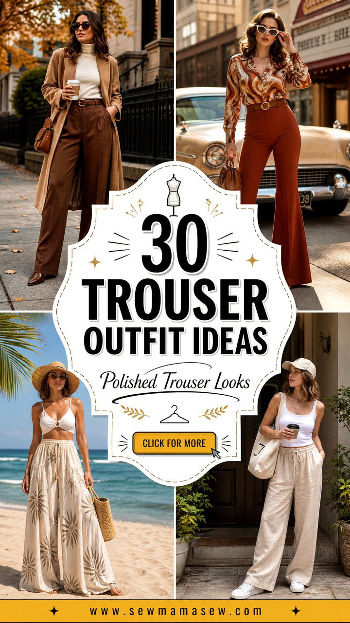 30 trouser outfit ideas for women Polished Looks to Try - 30 trouser outfit ideas for women: Polished Looks to Try