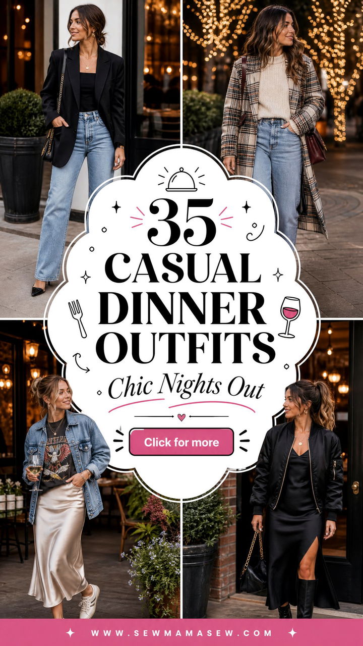 35 Casual Dinner Outfits for Effortless Chic Nights Out - 35 Casual Dinner Outfits for Effortless Chic Nights Out
