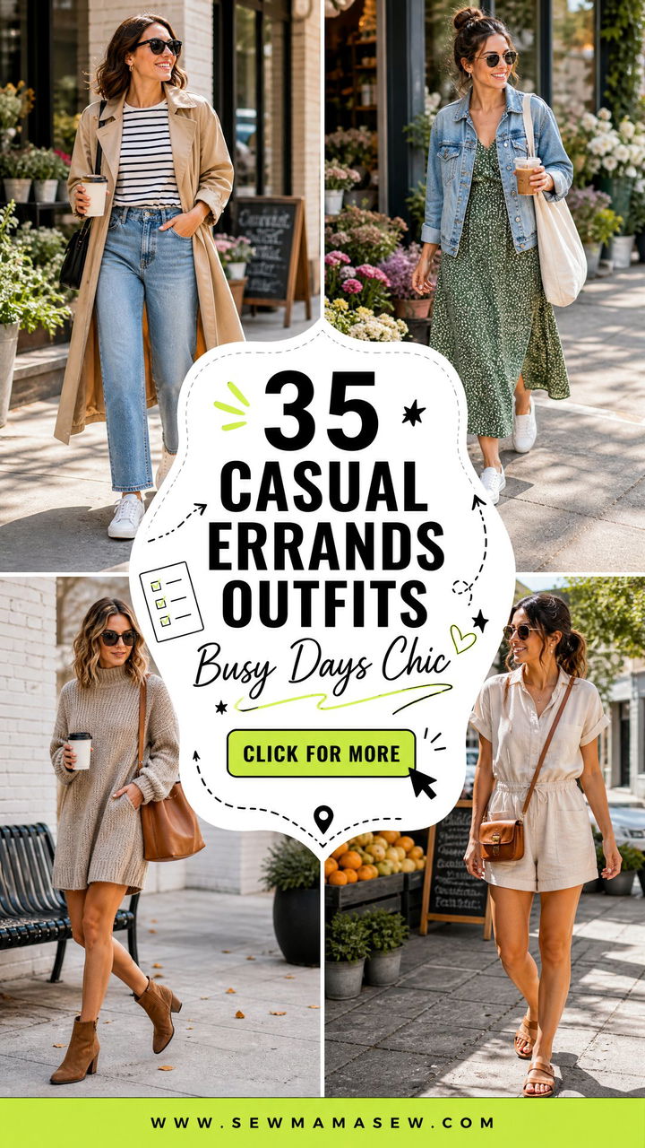 35 Casual Errands Outfits for Busy Days That Feel Chic - 35 Casual Errands Outfits for Busy Days That Feel Chic