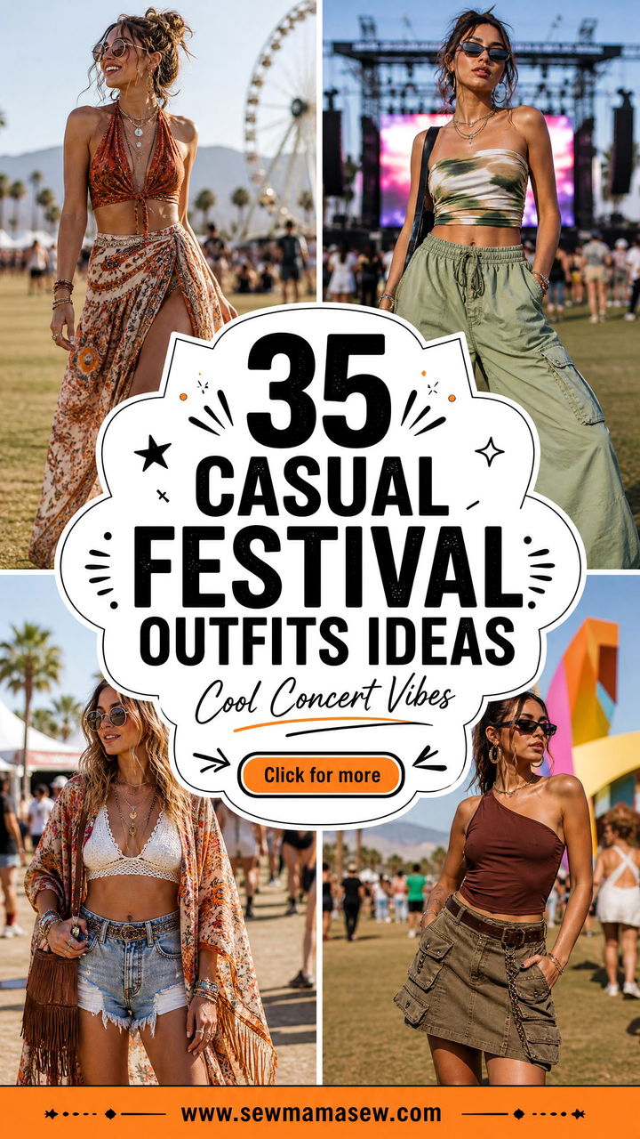 35 Casual Festival Outfits for Cool Concert-Ready Vibes - 35 Casual Festival Outfits for Cool Concert-Ready Vibes