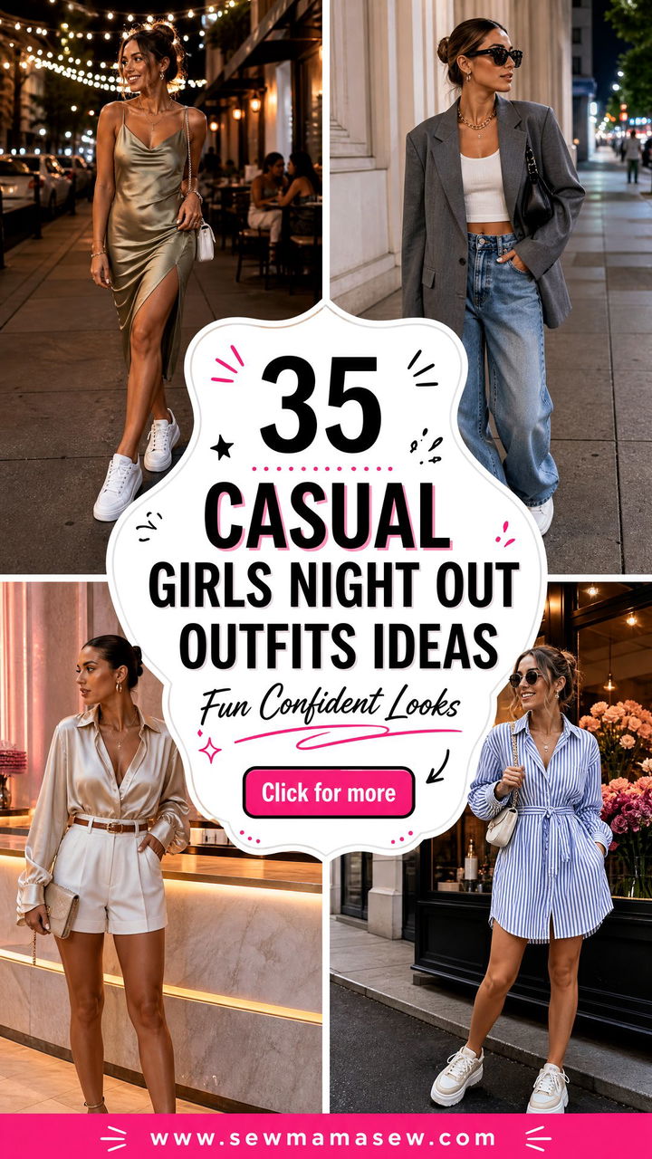 35 Casual Girls Night Out Outfits for Fun Confident Looks - 35 Casual Girls Night Out Outfits for Fun, Confident Looks