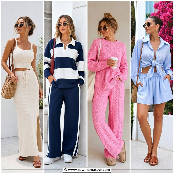 35 Casual Matching Set Outfits for Polished Lazy-Day Style