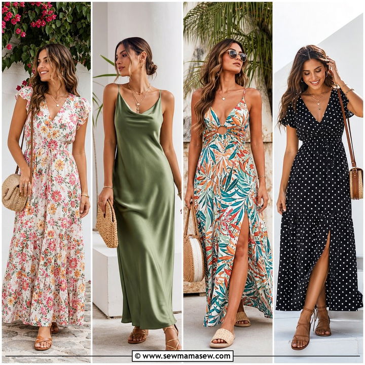 35 Casual Maxi Dress Outfits for Easy Vacation-Ready Style