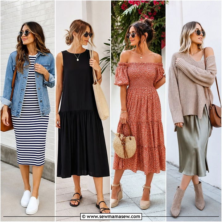 35 Casual Midi Dress Outfits for Effortless Everyday Style