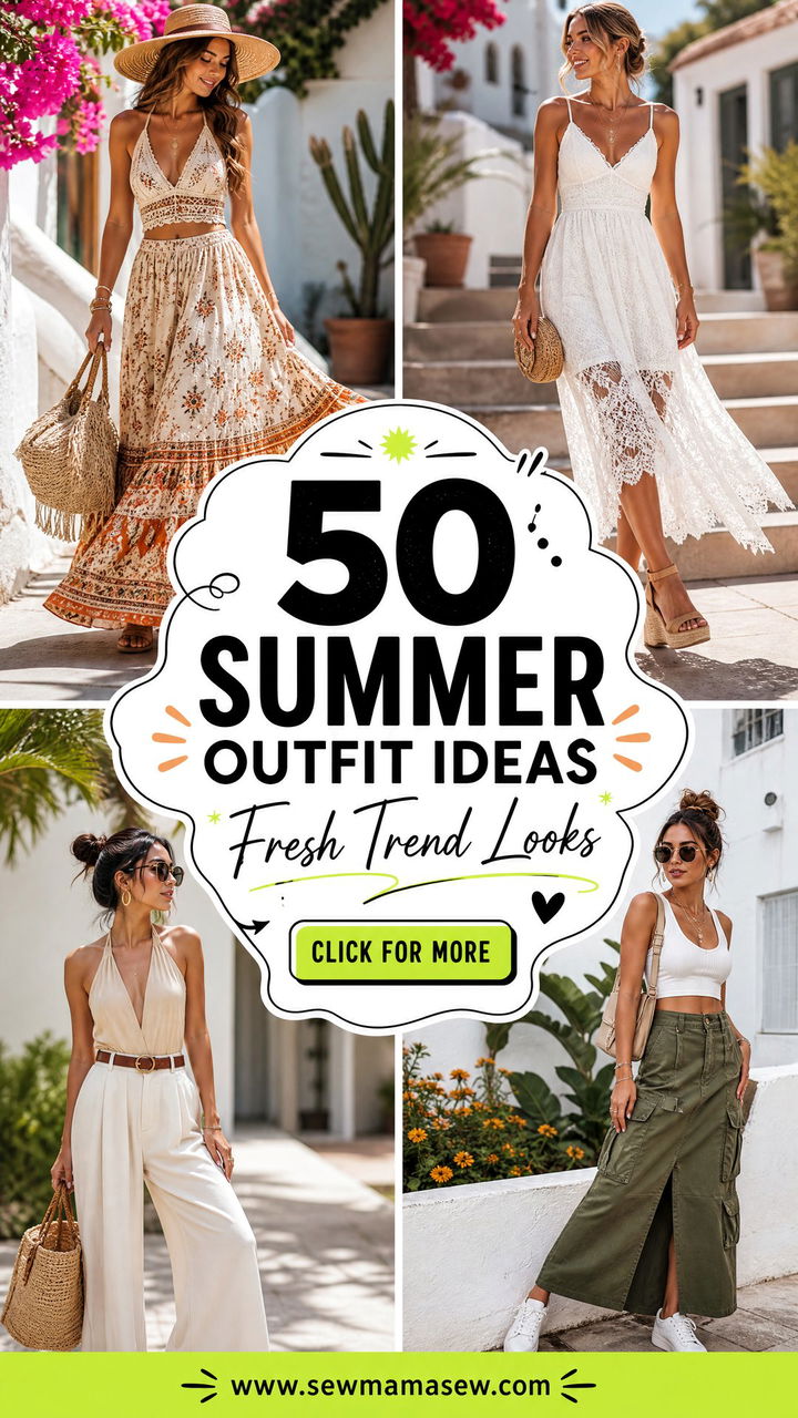 50 Summer Outfit Ideas for Women 2026 Fresh Trend Looks - 50 Summer Outfit Ideas for Women 2026: Fresh Trend Looks