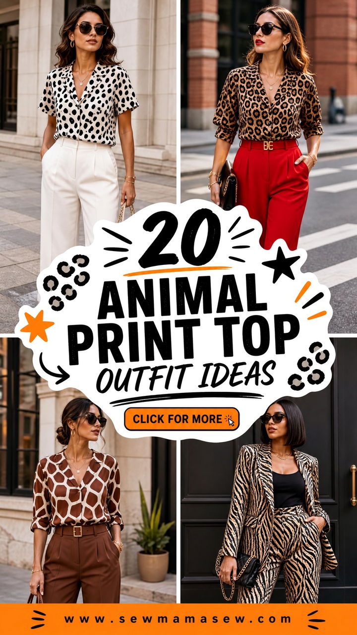 20 Animal Print Top Outfit Ideas for Bold Everyday Style - 20 Animal Print Top Outfit Ideas for Bold Everyday Style