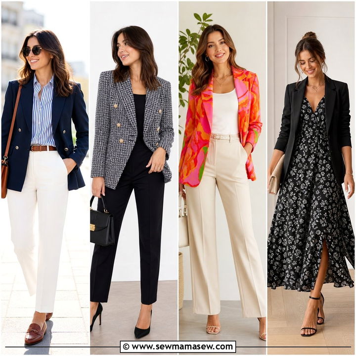 20 Blazer Top Outfit Ideas for Polished Desk-to-Dinner Looks