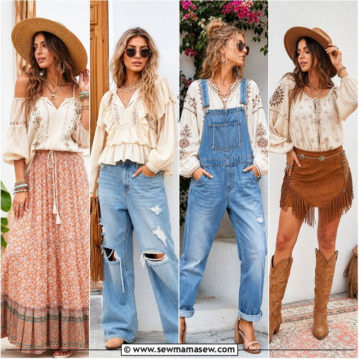 20 Boho Top Outfit Ideas for Free-Spirited Summer Style