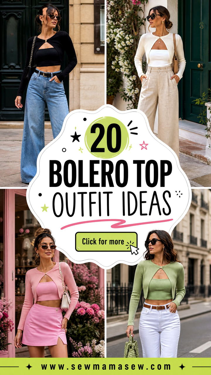 20 Bolero Top Outfit Ideas for Chic Layered Everyday Looks - 20 Bolero Top Outfit Ideas for Chic Layered Everyday Looks
