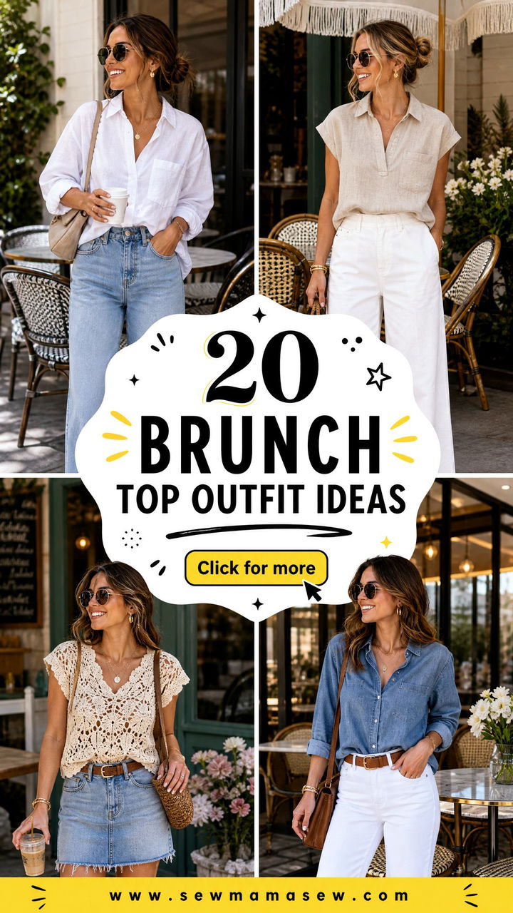 20 Brunch Top Outfit Ideas for Chic Weekend Plans and Parties - 20 Brunch Top Outfit Ideas for Chic Weekend Plans and Parties