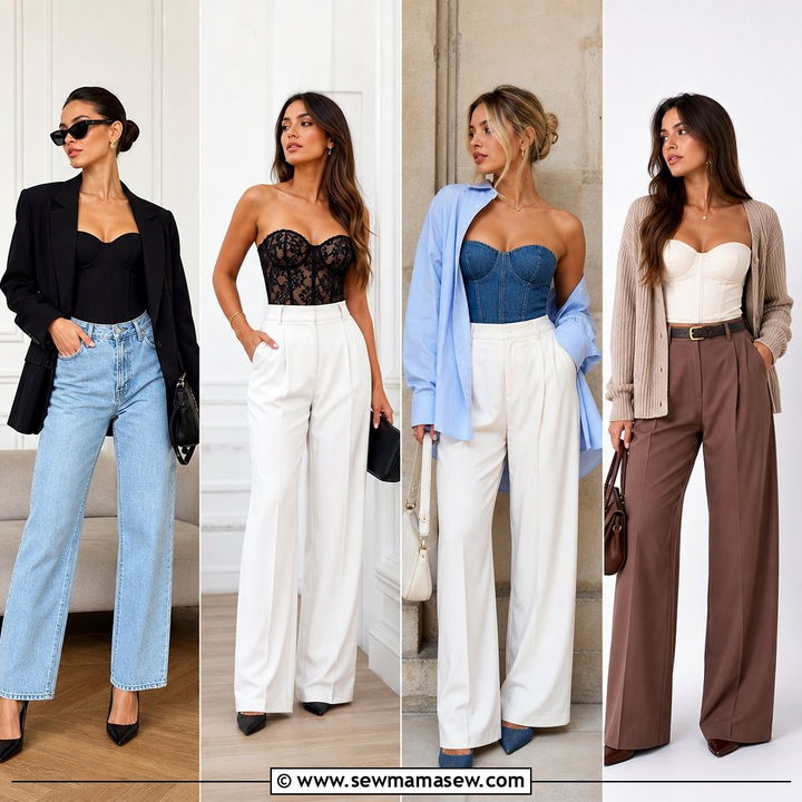 20 Bustier Top Outfit Ideas for Confident Day-to-Night Style
