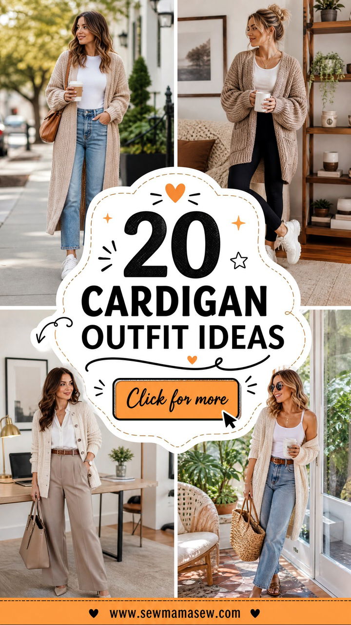 20 Cardigan Outfit Ideas for Cozy Chic All-Season Layering - 20 Cardigan Outfit Ideas for Cozy, Chic All-Season Layering