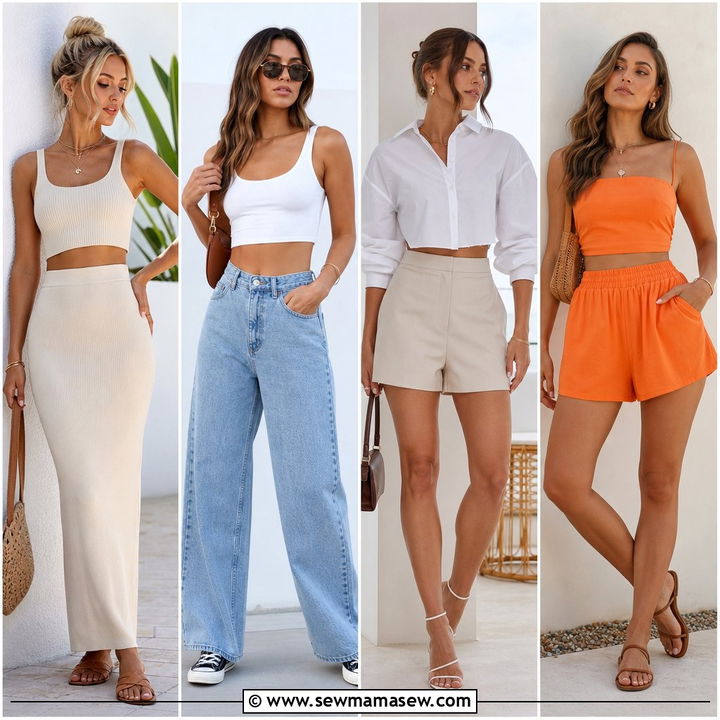 20 Clean Girl Summer Crop Top Outfit Ideas for Fresh Style