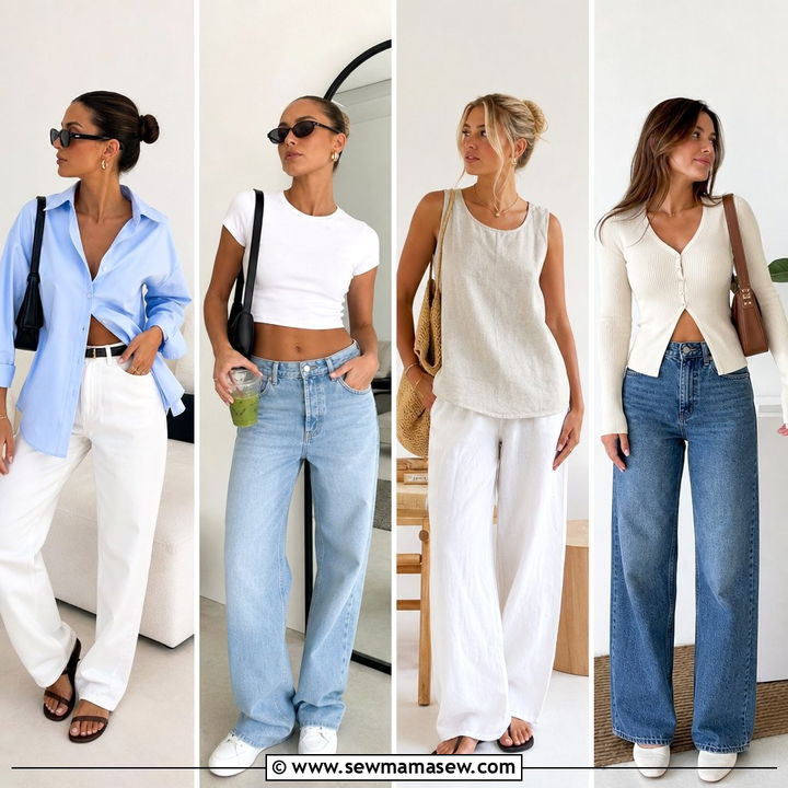 20 Clean Girl Top Outfit Ideas for a Polished Wardrobe