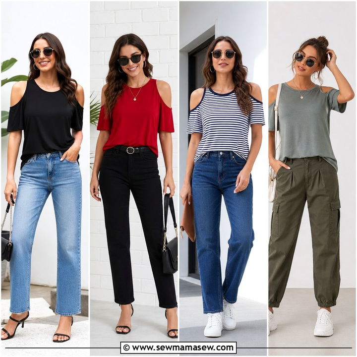 20 Cold Shoulder Top Outfit Ideas for Chic Summer Looks