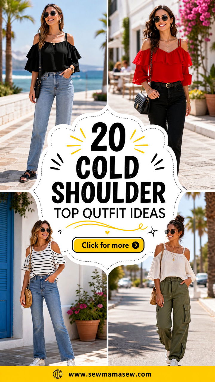 20 Cold Shoulder Top Outfit Ideas for Chic Summer Looks - 20 Cold Shoulder Top Outfit Ideas for Chic Summer Looks