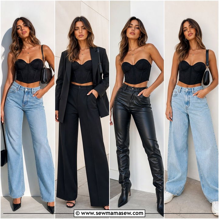 20 Corset Crop Top Outfit Ideas for a Bold Weekend Style