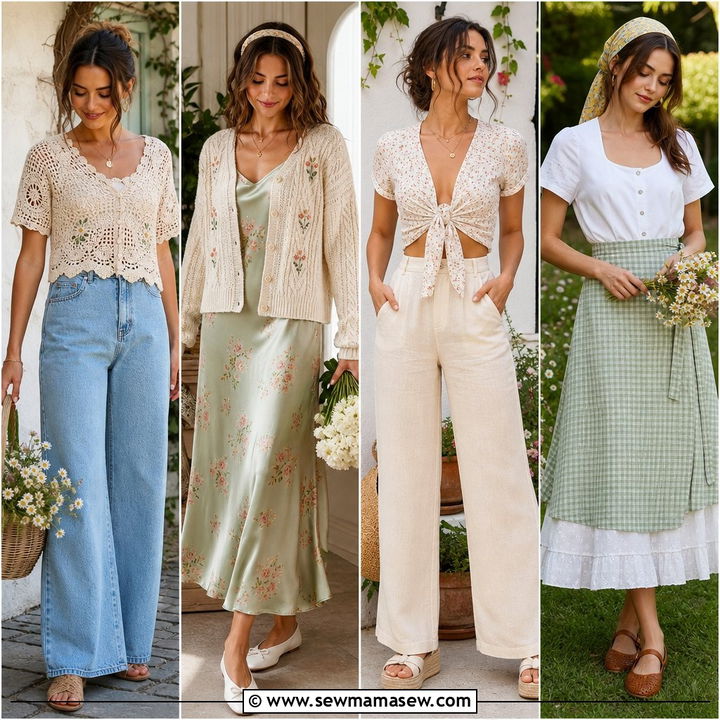 20 Cottagecore Top Outfit Ideas for Dreamy Countryside Style
