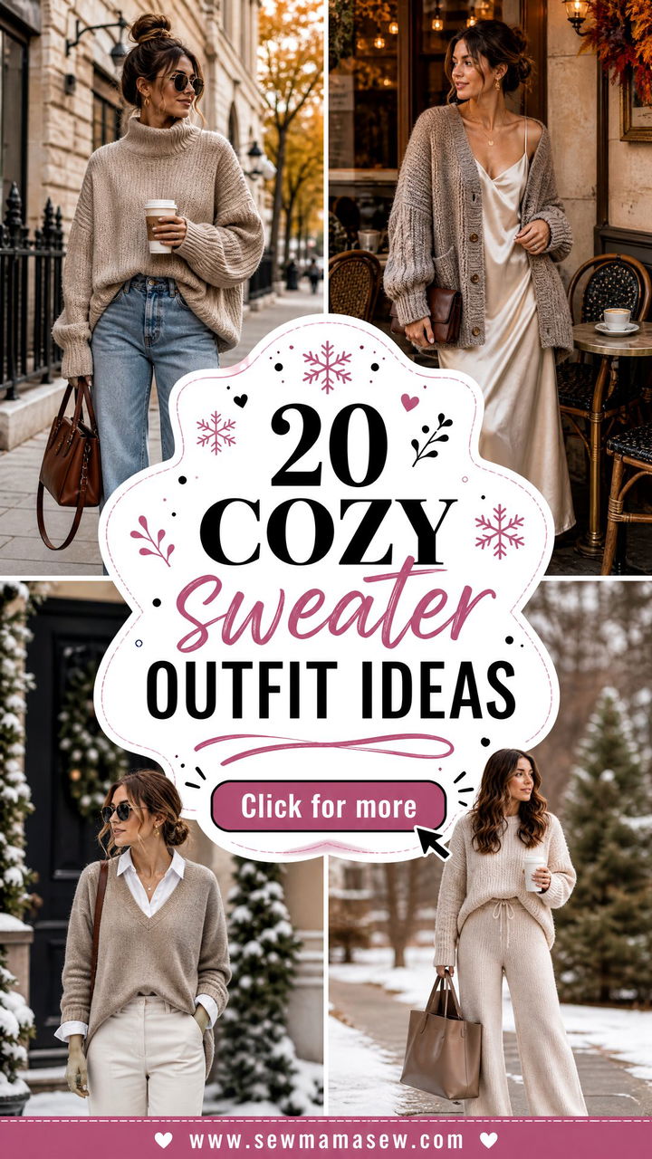 20 Cozy Sweater Outfit Ideas for Chic Cold-Weather Days - 20 Cozy Sweater Outfit Ideas for Chic Cold-Weather Days