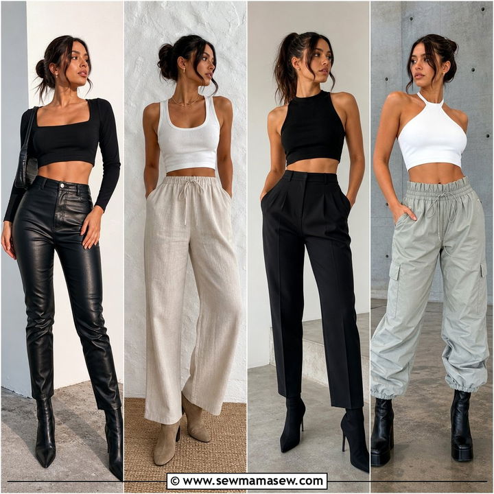 20 Crop Top Outfits With Boots for Chic Transitional Style