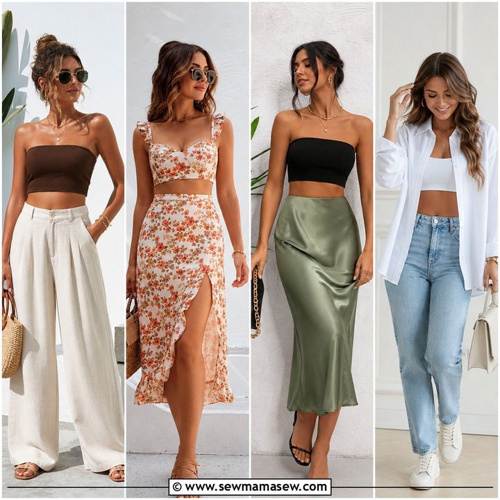 20 Crop Top Outfits for Curvy Women That Celebrate Every Curve