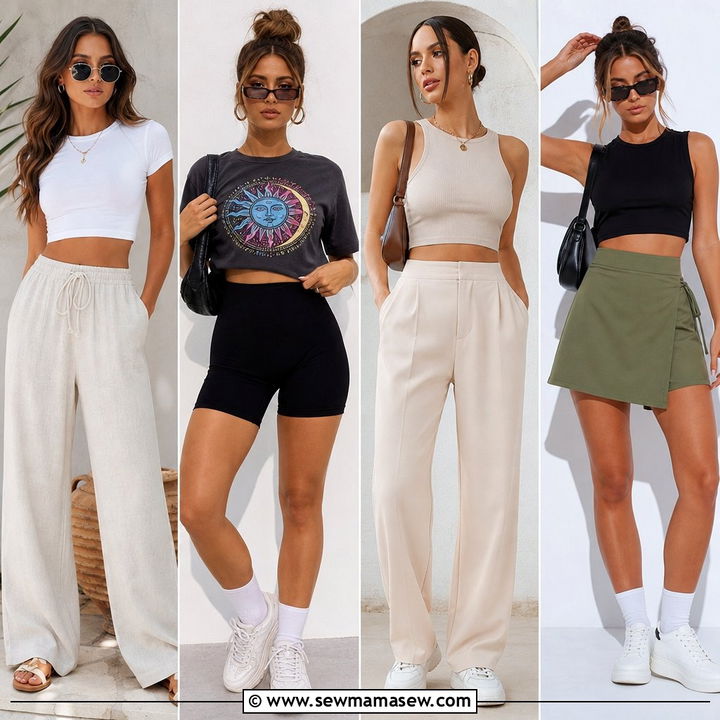 20 Crop Top Outfits for Hot Weather to Keep You Cool and Chic