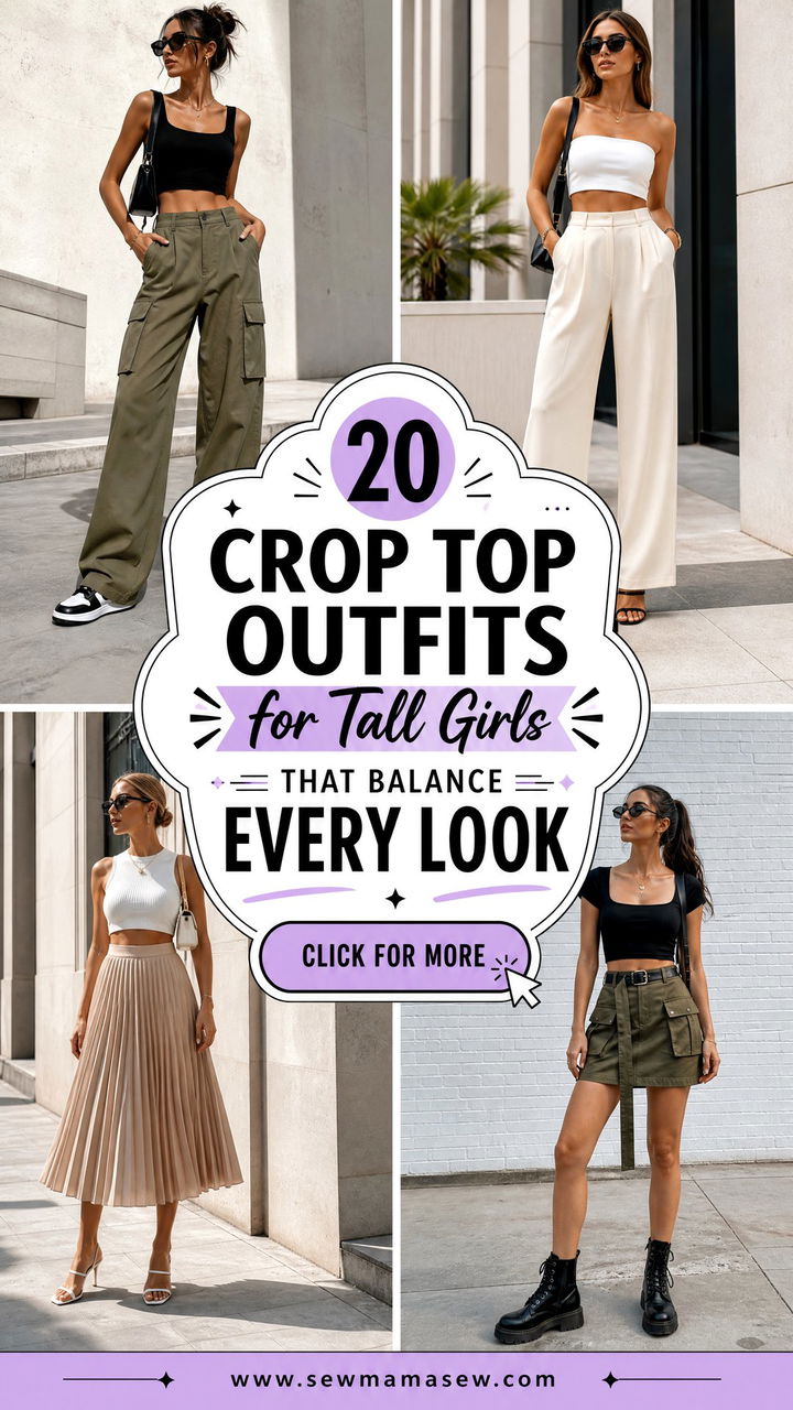 20 Crop Top Outfits for Tall Girls That Balance Every Look - 20 Crop Top Outfits for Tall Girls That Balance Every Look