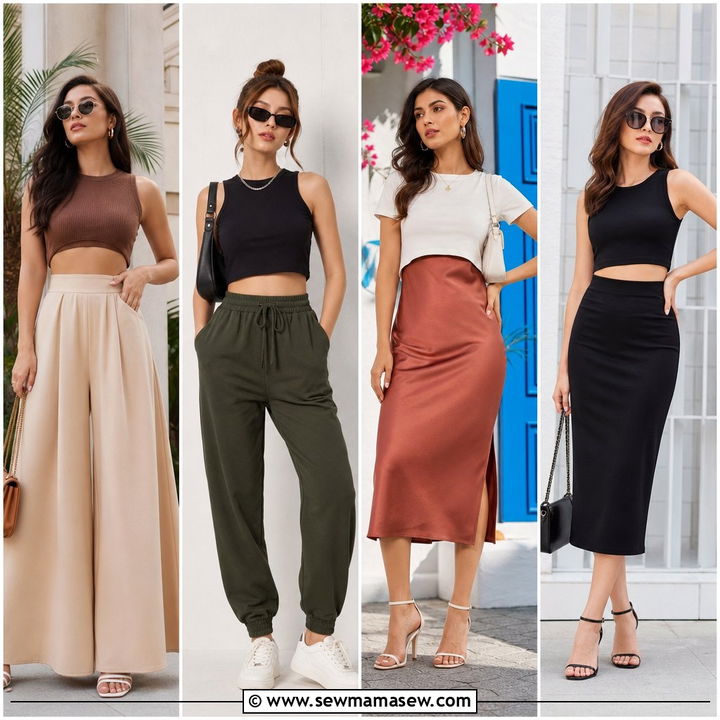 20 Crop Top Outfits to Hide Tummy With Flattering Tricks