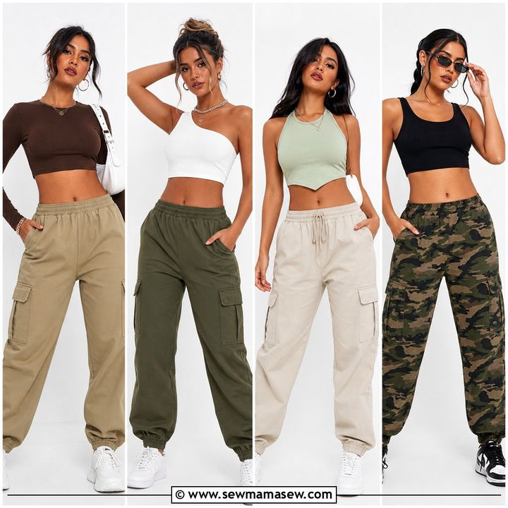 20 Crop Top With Cargo Joggers Outfit Ideas for Laid-Back Days