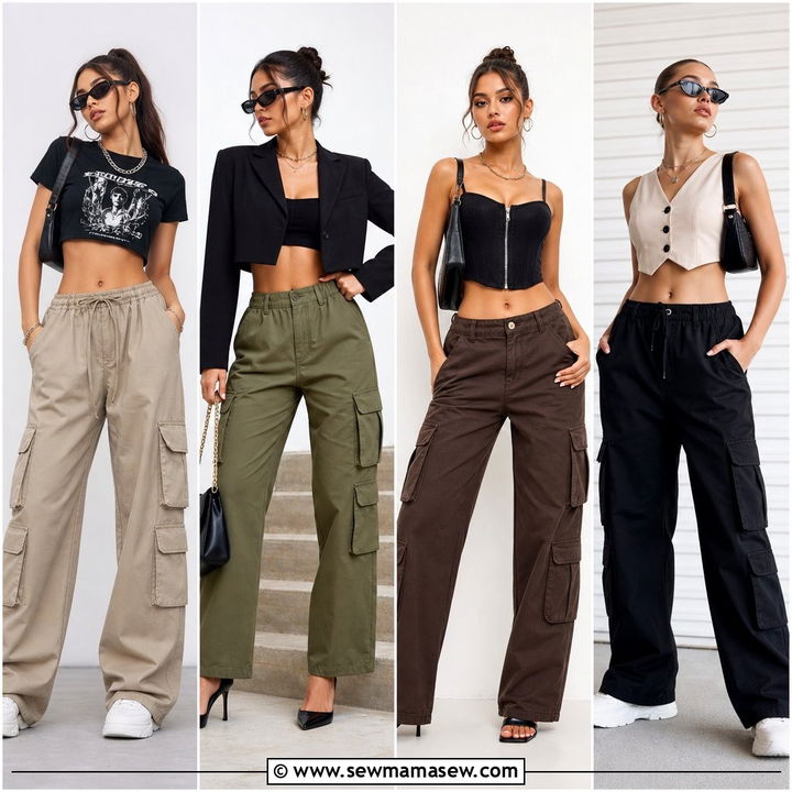20 Crop Top With Cargo Pants Outfit Ideas for Cool Everyday Style