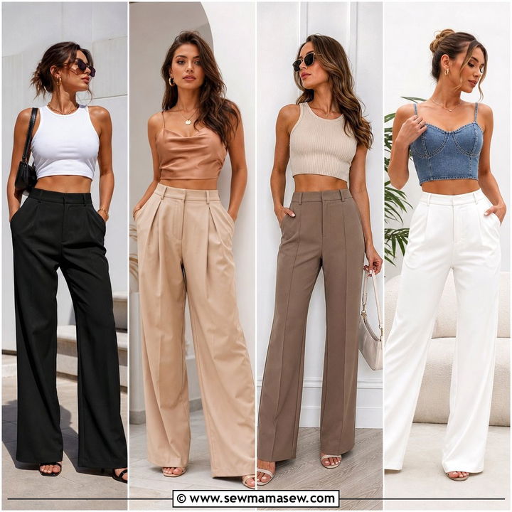 20 Crop Top With Dress Pants Outfit Ideas for Polished Style