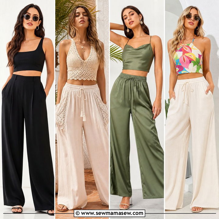 20 Crop Top With Flowy Pants Outfit Ideas for Breezy Days