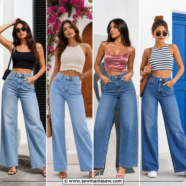 20 Crop Top With High Waisted Jeans Outfit Ideas to Copy