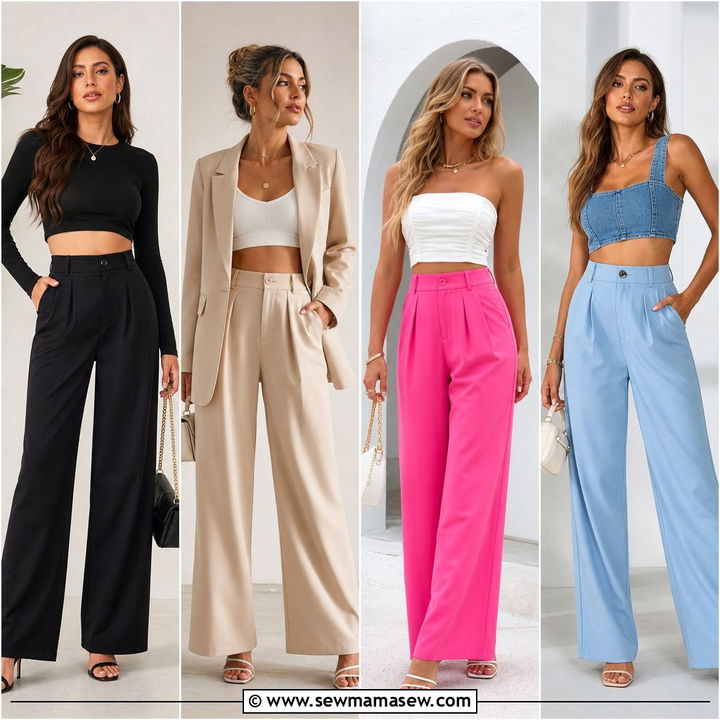 20 Crop Top With High Waisted Trousers Outfit Ideas to Try