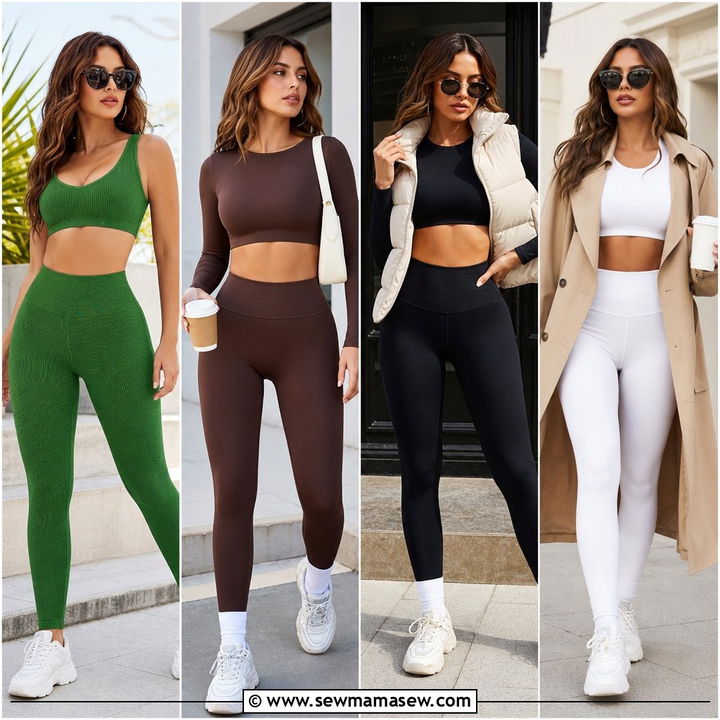 20 Crop Top With Leggings Outfit Ideas for Everyday Style