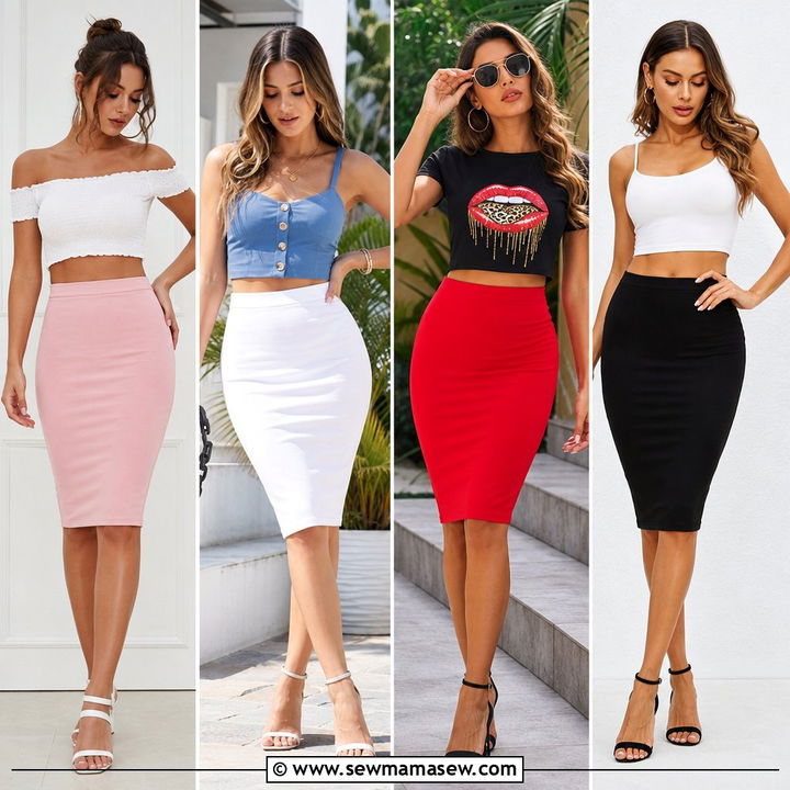 20 Crop Top With Pencil Skirt Outfit Ideas for Chic Days
