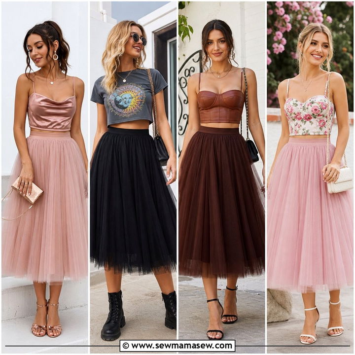 20 Crop Top With Tulle Skirt Outfit Ideas for Dreamy Parties