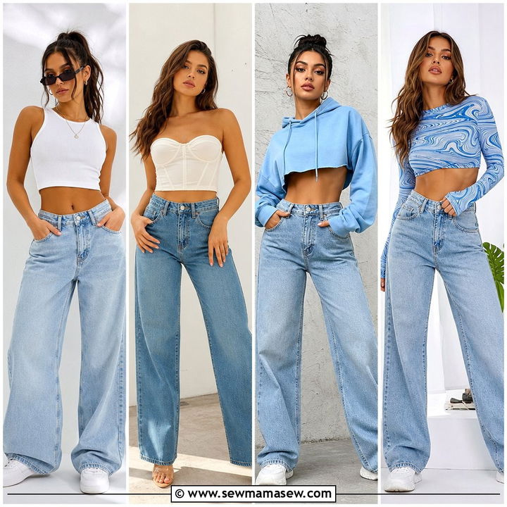 20 Crop Top and High Waisted Jeans Outfit Ideas for Chic Days