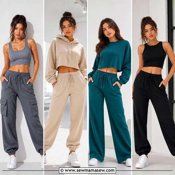 20 Crop Top and Joggers Outfit Ideas for Cozy Off-Duty Days