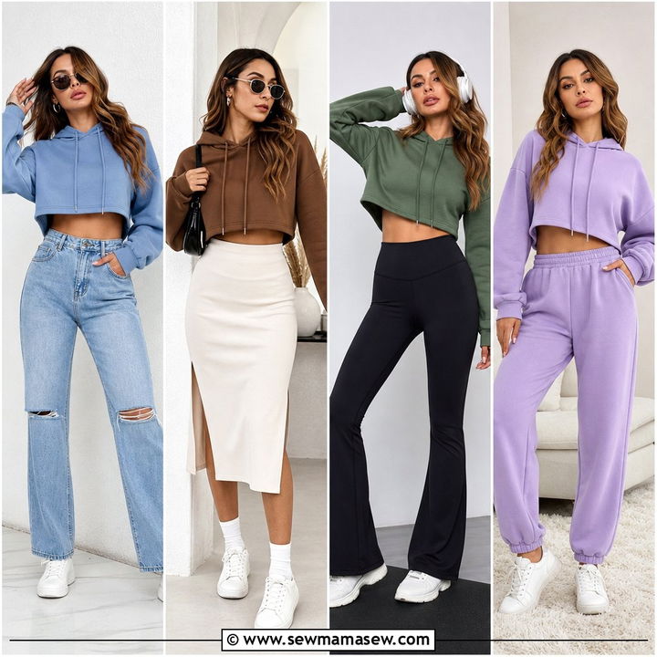 20 Cropped Hoodie Outfit Ideas for Cool Athleisure Style