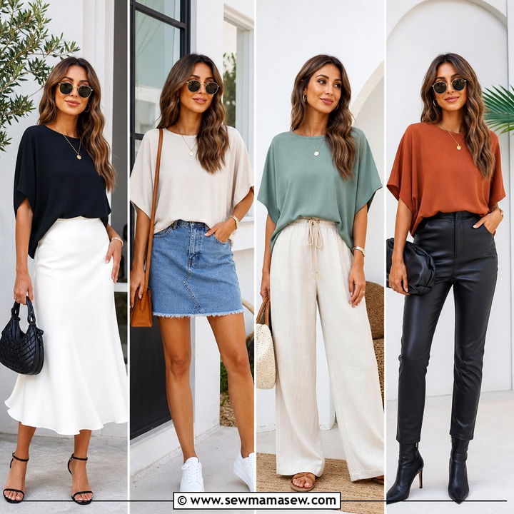 20 Dolman Sleeve Top Outfit Ideas for Relaxed, Chic Style