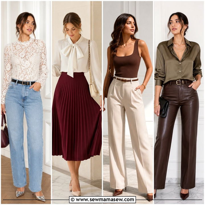 20 Dressy Top Outfit Ideas for Chic Events and Date Nights