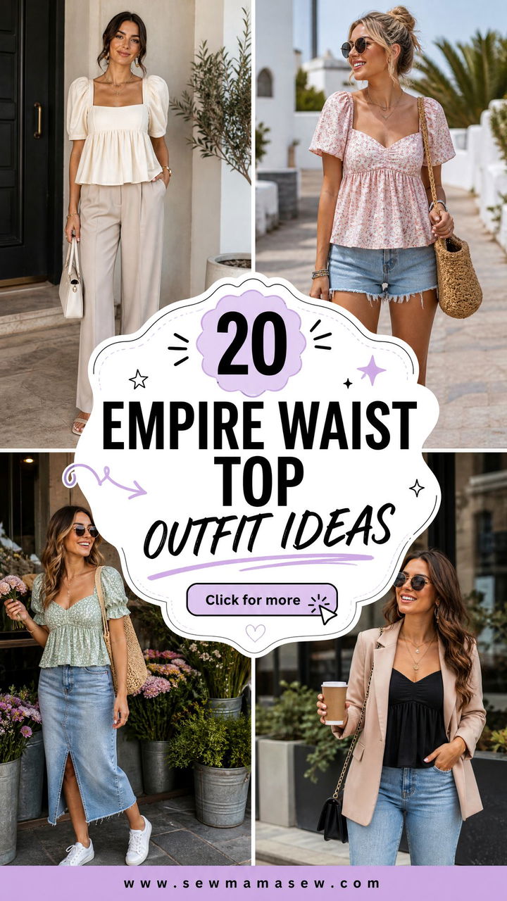20 Empire Waist Top Outfit Ideas for Flattering Daily Style - 20 Empire Waist Top Outfit Ideas for Flattering Daily Style