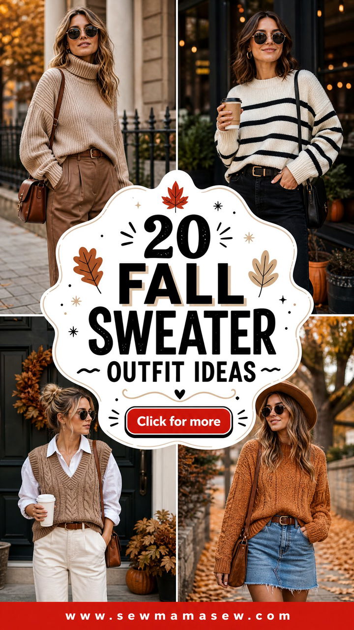 20 Fall Sweater Outfit Ideas for Cozy Elevated Style - 20 Fall Sweater Outfit Ideas for Cozy, Elevated Style