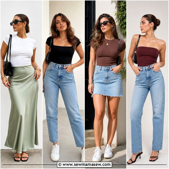 20 Fitted Top Outfit Ideas for Sleek, Chic Everyday Style