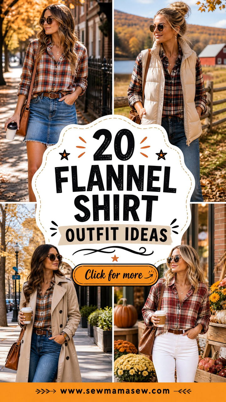 20 Flannel Shirt Outfit Ideas for Cozy Layered Fall Style - 20 Flannel Shirt Outfit Ideas for Cozy Layered Fall Style