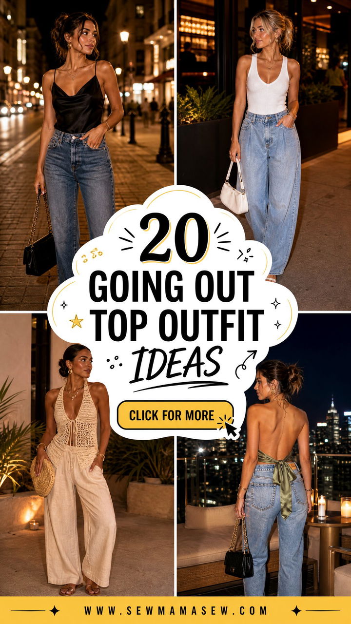 20 Going Out Top Outfit Ideas for Stylish Weekend Nights - 20 Going Out Top Outfit Ideas for Stylish Weekend Nights